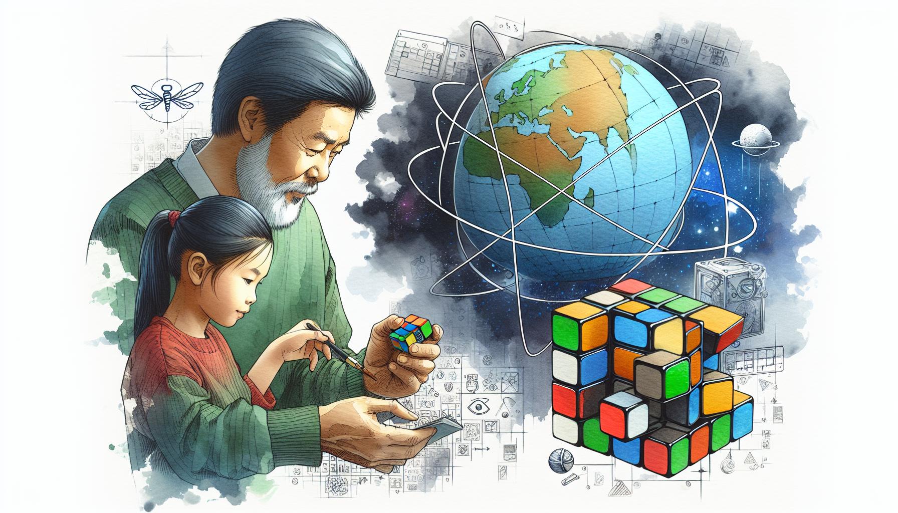 未来へのパズル：ルービックキューブと親子の知恵