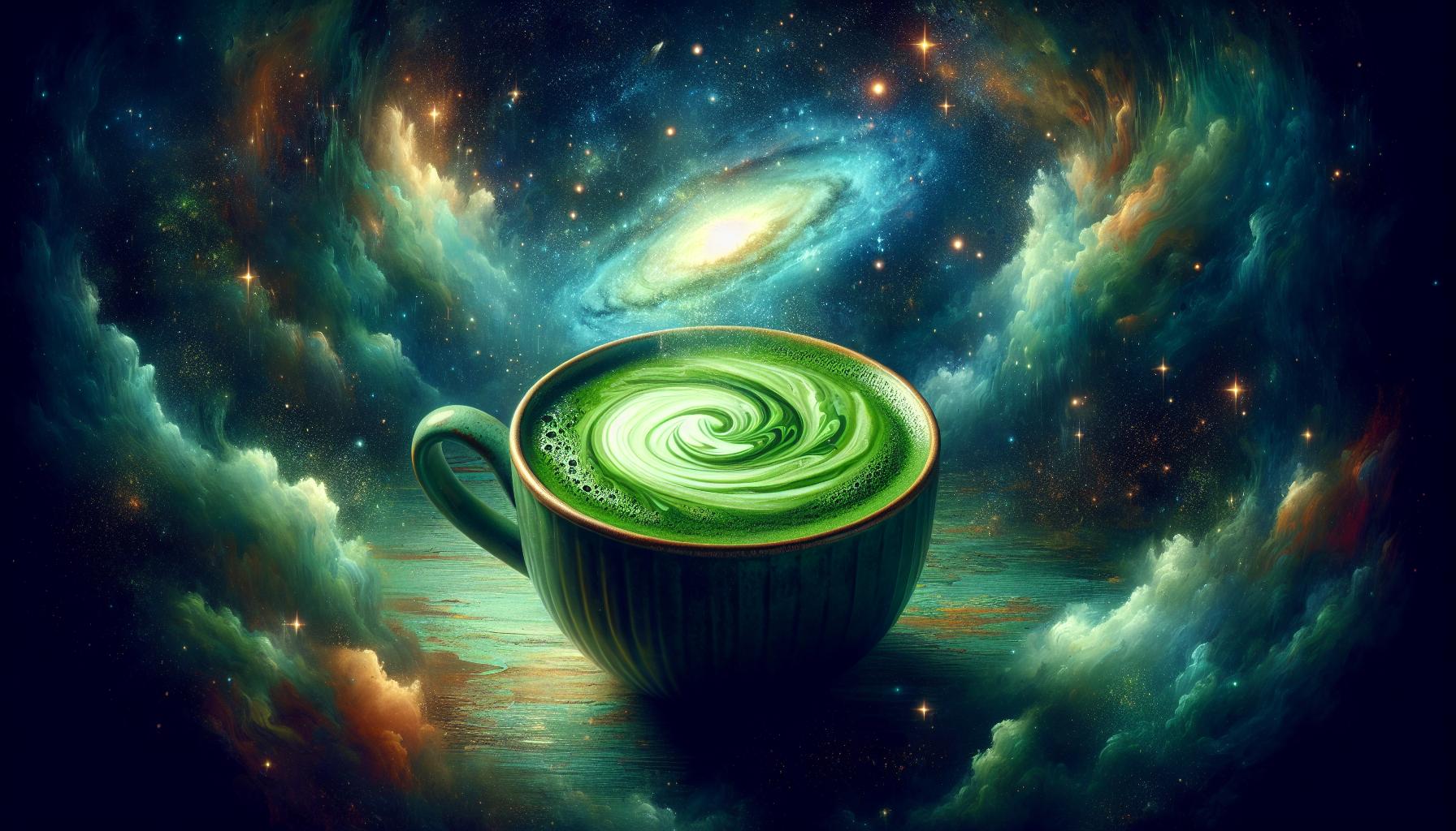 宇宙と魔法の抹茶ラテ