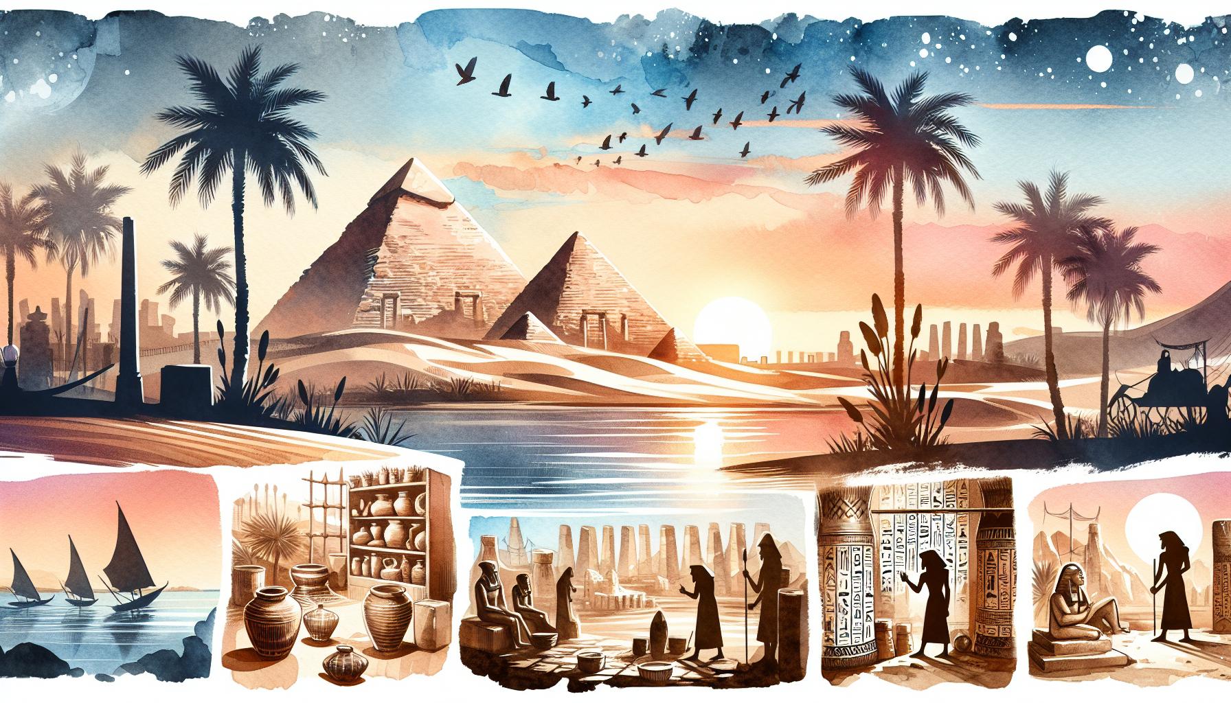 古代エジプトの風景