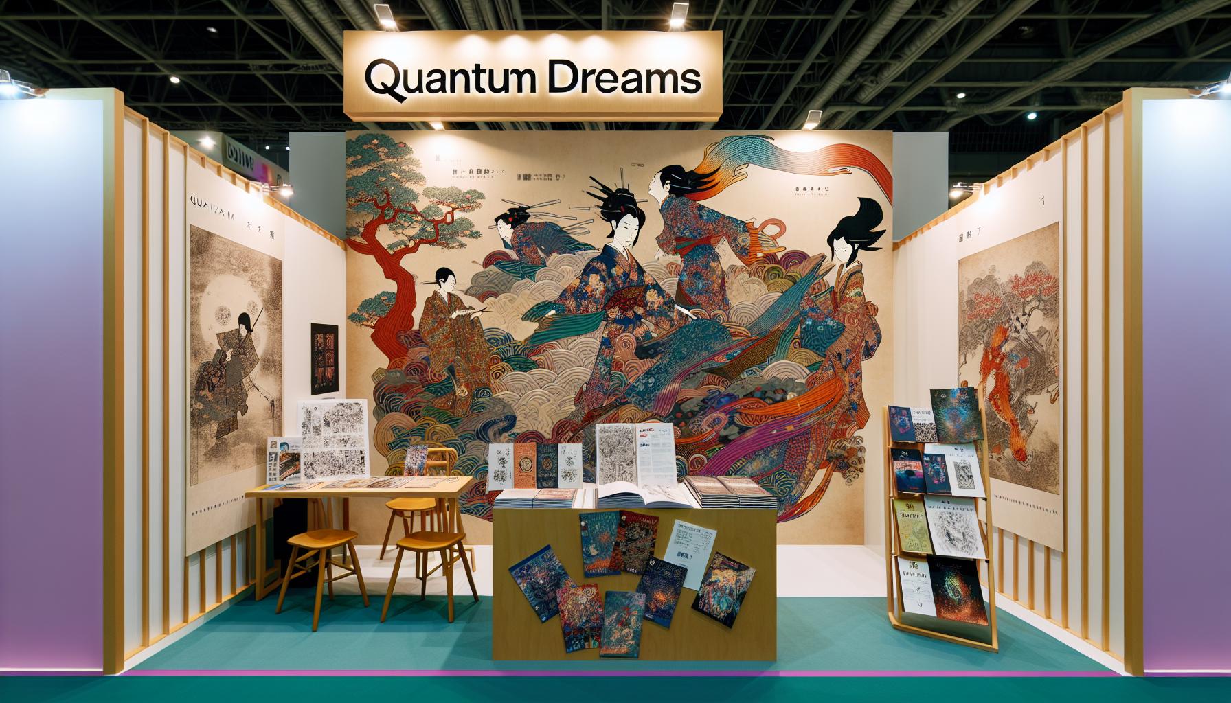 Quantum Dreamsの展示ブース