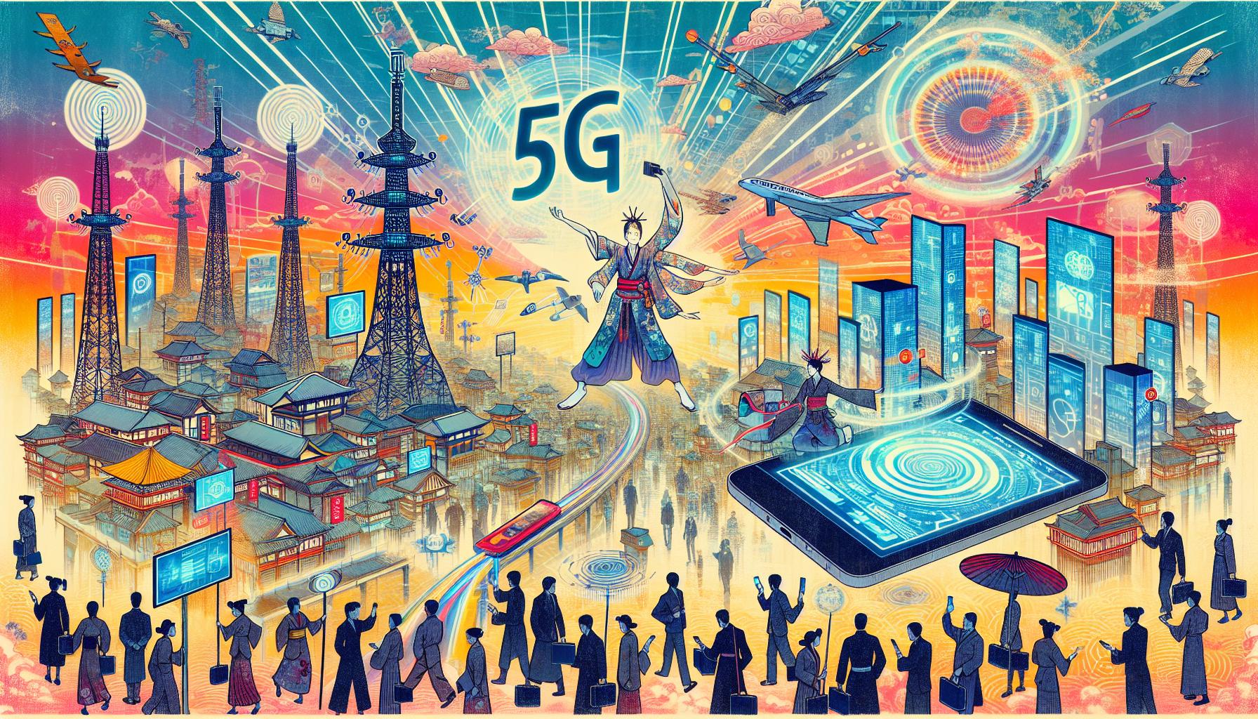 未来連合の5G革命を象徴する画像