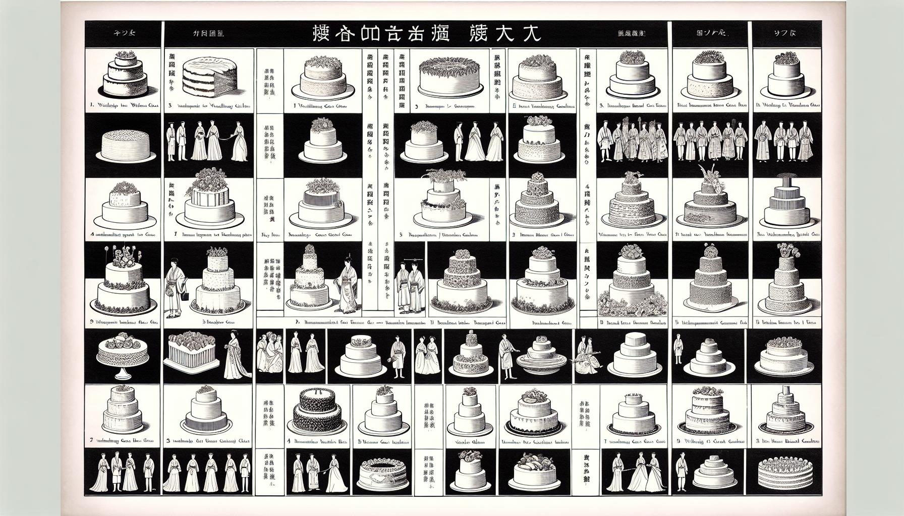 ウェディングケーキの歴史