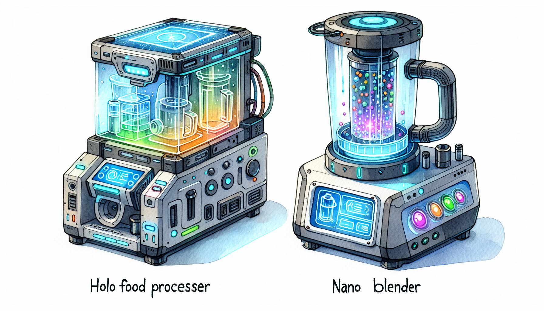 ホロフードプロセッサーとナノミキサー