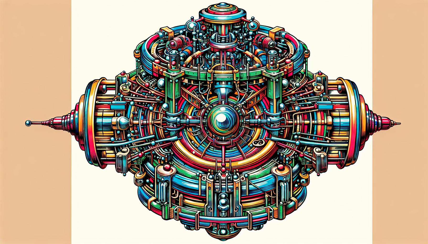 量子エンジンの模式図