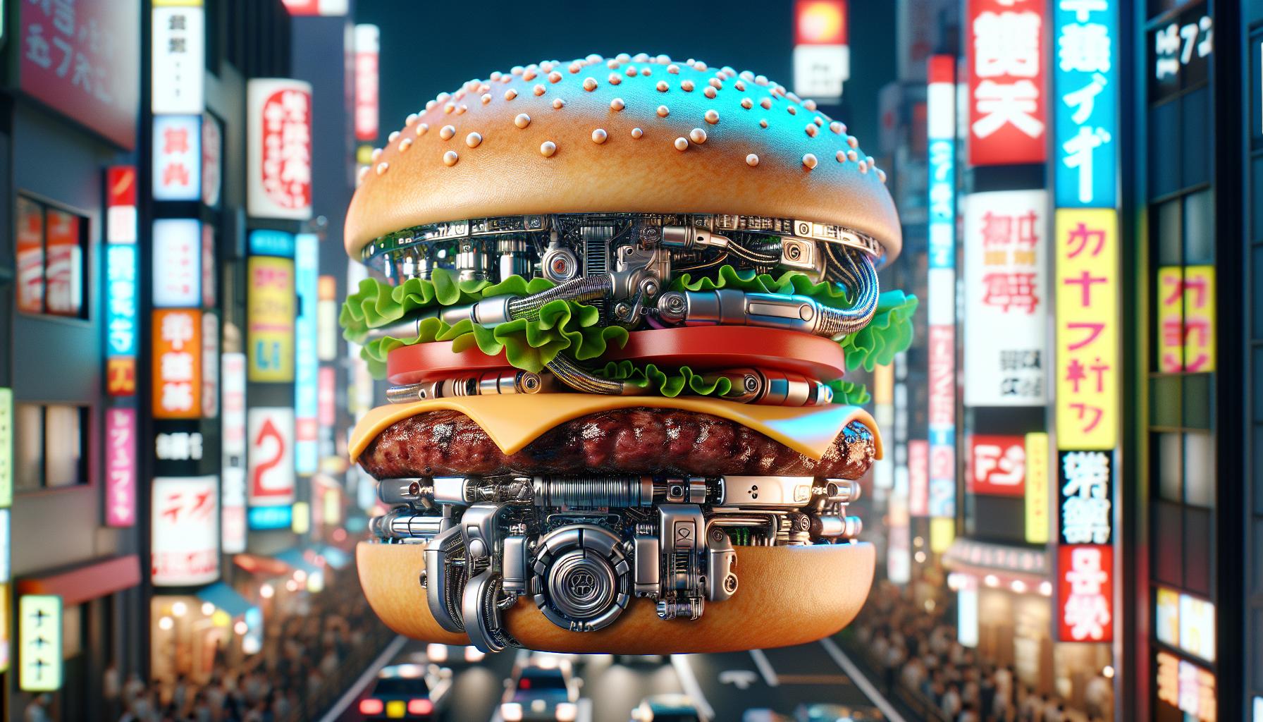 東京のバイオニックバーガー