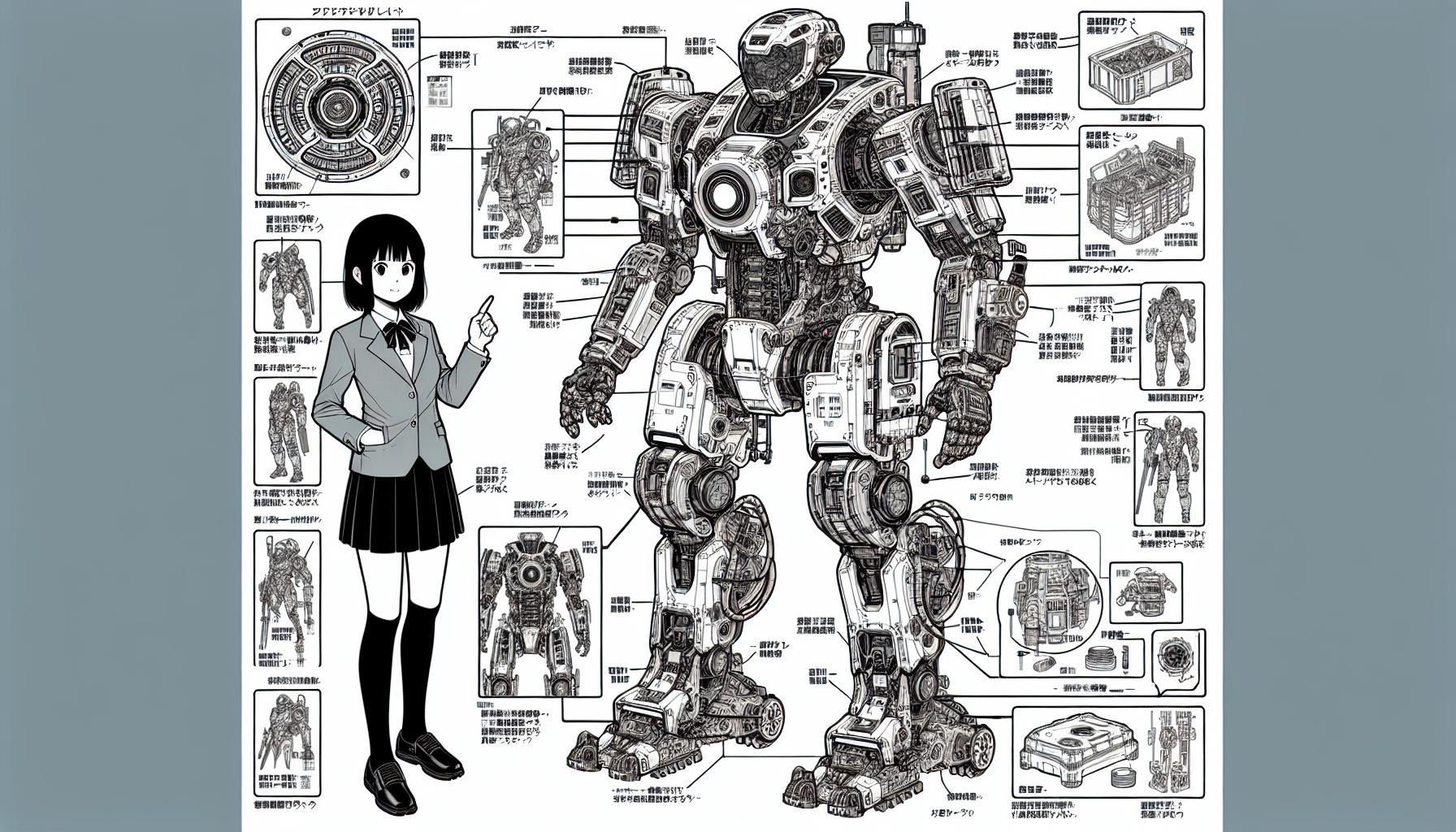 動力スーツの基本構造の説明