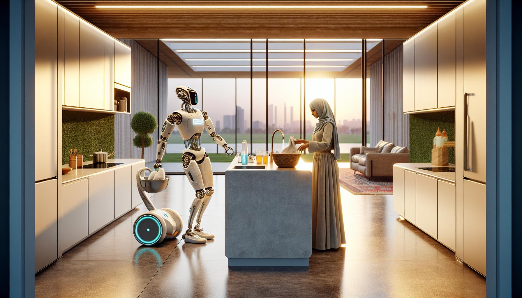 ロボットと人間の日常生活