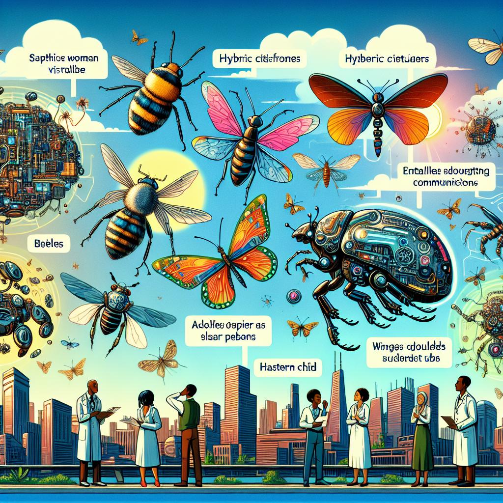 サイバーネティクスと昆虫の未来: ハイブリッド生命体の新時代