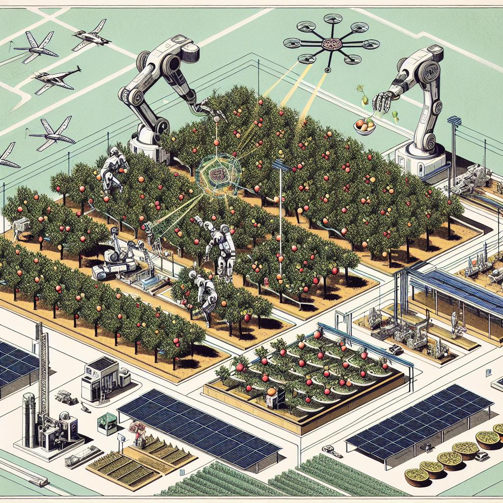 未来の果樹園: テクノロジーが変える農業の現場