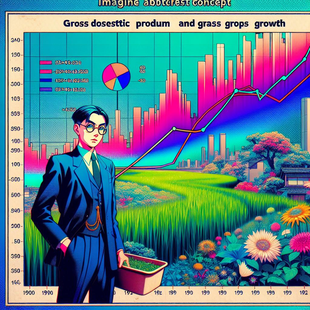 GDPと草の成長の関係性を探る：緑川風太の視点