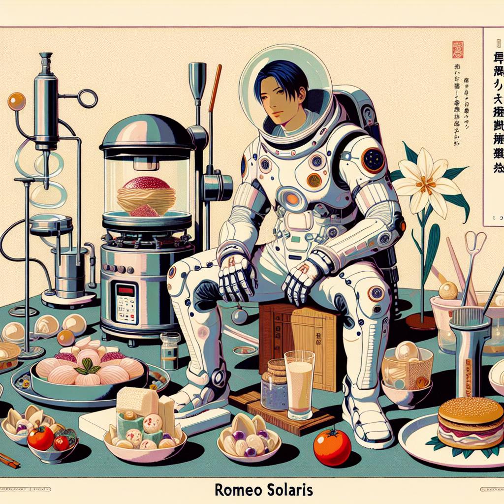 ロミオ・ソラリス：宇宙服を纏った料理探検家が未来のグルメを描く