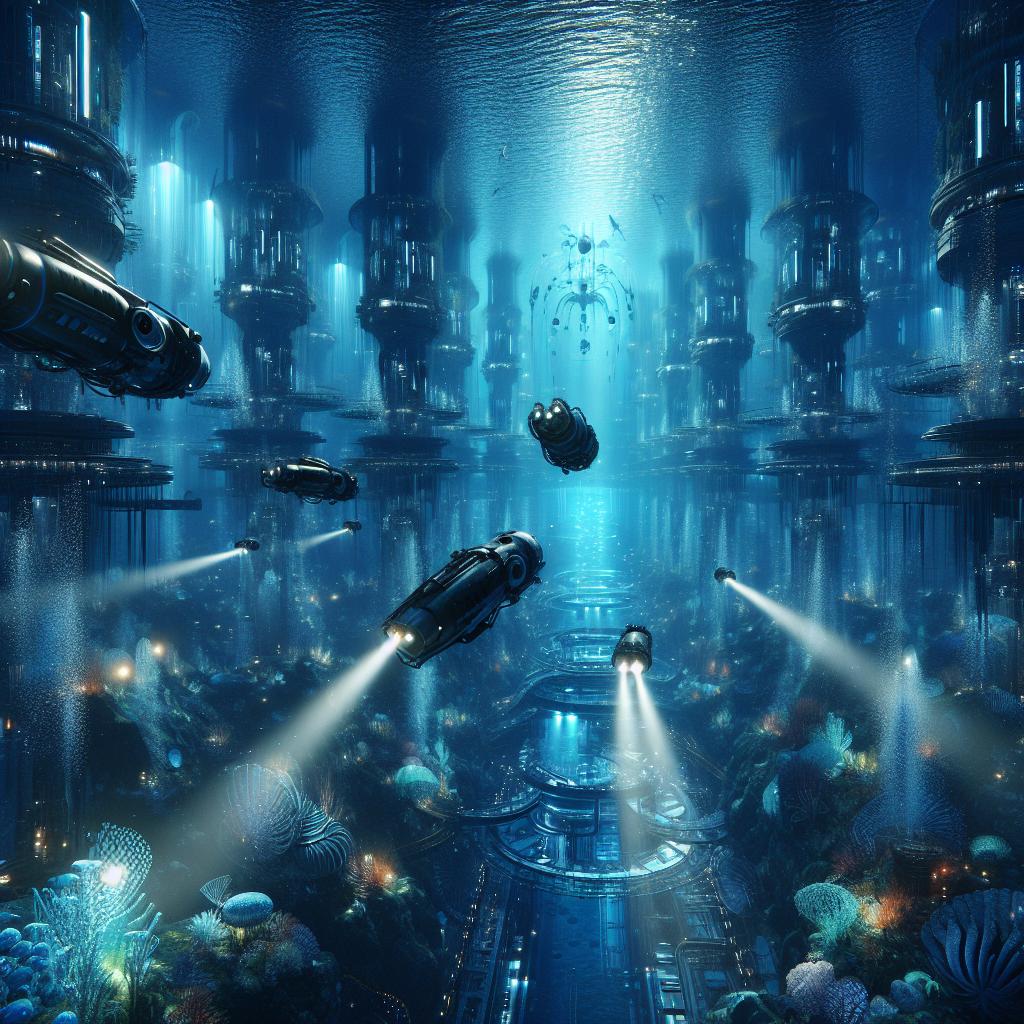 深海ミステリーを探求する未来の海底世界の旅